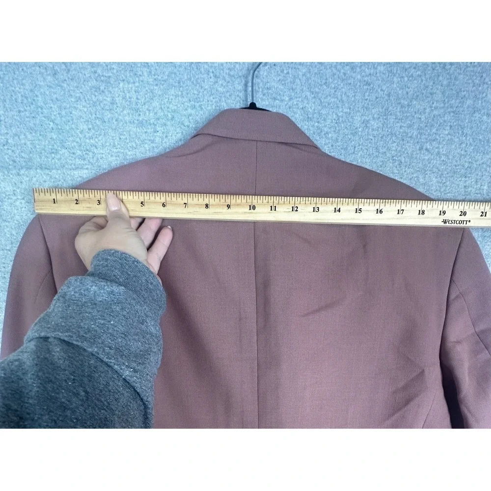 Sansabelt Ltd Blazer 44R Sport Coat‎ Rose Pink Gold Crest Buttons USA